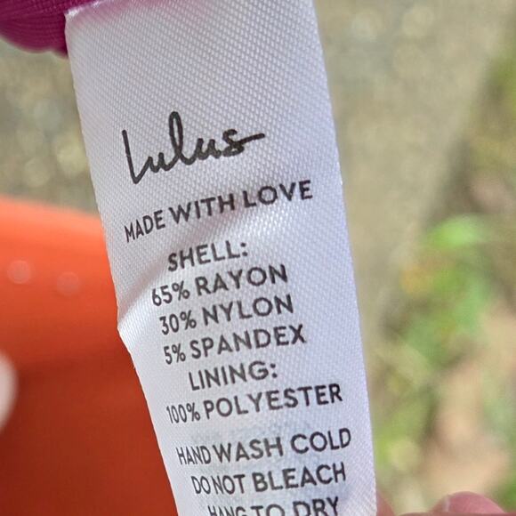 Lulu's Gorgeously Unique Magenta One-Shoulder Cutout Maxi Dress Large - Picture 5 of 5